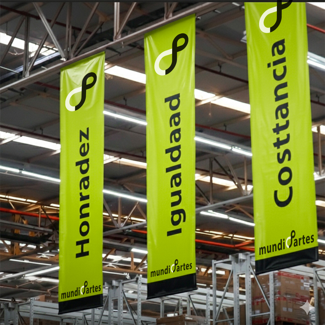 Representación visual de la historia de mundiPartes